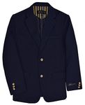 Johnnie Lene Dress Up Boys' Blazer Jacket, Lt. Navy, 2.5