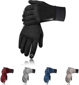 rivmount Winter Gloves Women Men - Warm Gloves Cold Weather, Windproof, Touchscreen, Snow Skiing Thermal Liners - Cycling Running Gear, Driving, Walking, Hiking, Commuting, Texting