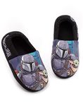 Star Wars The Mandalorian Slippers Boys Baby Yoda House Shoes 4.5 US Black