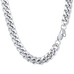 PROSTEEL Chains Necklace Men 10mm 46cm Stainless Steel Heavy Neck Chain