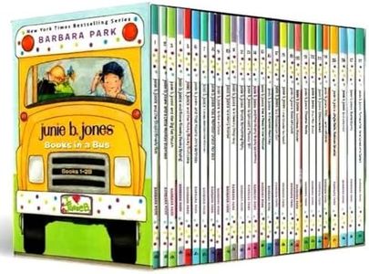 A Library of Junie B. Jones 1-28 Paperback Boxed Set Junie B Jones 28 Complete Collection Series with Box Early Childhood Education Materials