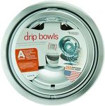 Range Kleen 12564XH Drip Bowl Economy 2 6" & 2 8", 4 Pk All/Large Silver