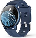 AGPTEK Smart Watch, IP68 Waterproof Smartwatch for Men Women Activity Tracker with Full Touch Color Screen Heart Rate Monitor Pedometer Sleep Monitor for Android and iOS Phones (Blue)