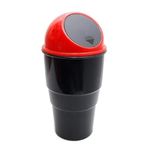 Rylan Car Dustbin | Dustbin for Car | Car Trash Bin | Car Bin | Car Trash Can | Car Bin Trash | Mini Car Trash Bin | Portable Trash Can for Car, Home, Office (Red)