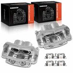 A-Premium Disc Brake Caliper Assembly with Bracket Compatible with Select Honda and Acura Models - CR-V 07-11, Odyssey 05-10, Accord Crosstour 10-11, RDX 07-12, Crosstour 12-15 - Front Side
