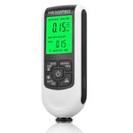 New Digital Coating Thickness Gauge, Ultra high Precision Probe, Paint Mil Thickness Meter for Automotive Paint Thickness Measurement, Measuring Range: 0 to 2000UM(White)