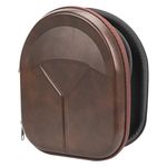 Geekria Shield Headphones Case for On-Ear/Over-Ear Headphones, Replacement Hard Shell Travel Carrying Bag with Cable Storage, Compatible with Soundcore, JBL, Bang&Olufsen, Sony Headsets (Brown)