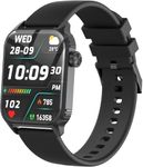 TRAUSI Smart Watches for Women Men, 1.83" HD Smartwatch with 120 Sports Modes, IP67 Waterproof, Bluetooth Call and Music Control；Heart Rate and Sleep Monitor (Black)