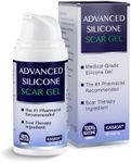 Silicone Scar Gel, Scar Cream, Scar Removal and Treatment Cream for Keloids, C-Section, Burn, Surgery, Acne. Effective for Old and New Scar (30g)