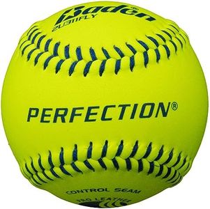 Baden USSSA Fastpitch Raised Seams Leather Game Softballs 11" (Dozen)