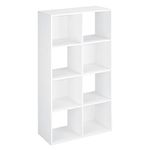 ClosetMaid 420 Cubeicals 8 Cube Storage Shelf Organizer Bookshelf Stackable, Vertical or Horizontal, Easy Assembly, Wood, White