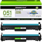 greencycle 2Pack 051 Drum 2170C001 Compatible Replacement for Canon 051 Imaging Drum CRG051 Drum Unit Kit use for imageClass Pro LBP162dw MF264dw MF267dw MF269dw LBP160 MF260 Printer(2-Pack)