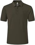 MoFiz Men's Sports Golf Polo Shirts & Tees Jogger Outdoor Recreation Hiking Sports T-Shirts Khaki Size 2XL