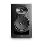 Kali Audio LP-6 V2 6.5-inch Powered Studio Wired Monitor with 1" Soft-Dome Tweeter, 3-D Imaging Waveguide, Low-Noise Port Tube, Boundary EQ, and LF/HF Trims - Black (Single)