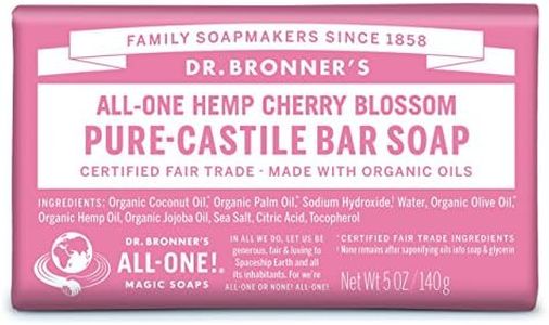 Dr Bronner's Organic Cherry Blossom Castile Bar Soap 140 g