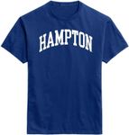 Barnesmith Hampton University HU Pirates Short Sleeve Adult Unisex T-Shirt, Classic, Royal Blue, Large