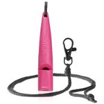 ACME Dog Whistle No. 210.5 (Update 2023) with Free Whistle Band in Matte Black, Alpha, Ideal for Callback, Long Range, Frequency Standardised (Magenta)