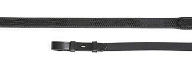 Shires Aviemore Eventa Rubber Grip Reins - Black 54 x 5/8