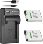 Kastar Battery (X2) & Slim USB Charger for Nik EN-EL12, ENEL12, MH-65 Coolpix S9900, S9700, AW120, S9500, AW110, S70, S9600, S6300, S6200, S8100, S9100, S800c, S31 Digital Cameras + More