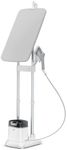 Rowenta IXEO, Steamer for Clothes with Ironing Board 65 Inches 45 Second Heatup, 1 Liter Capacity 1500 Watts Ironing, Portable, Fabric Steamer, Garment Steamer, Adjustable,White
