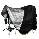 Agustu Drum Set Dust Cover XL - Premium Waterproof Protection Drums Shield with Silver Coating for Electric and Electronic Kits - Drum Accessories - Complete with Bag and Microfiber Cloth