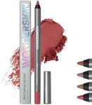 Wonderskin Lip Liner Pencil - 360 Contour Lipliner, Long Lasting, Sharpenable Lip Pencil, Waterproof and Transfer-Proof Nude Lip Liner (Ruby)