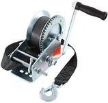 AUXMART Hand Winch with Strap, 3200