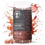 Shiitake 1000mg Mushroom Gummies by Known Nutrition | Natural Immune Support | Delicious Natural Cherry Flavour | 60 Two-a-Day Vegan Gummies (One Month’s Supply) (Shiitake)