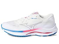 Mizuno Women's Wave Rider 27 Running Shoe, White-ultimate Grey, 9