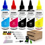 COCADEEX 500ml Ink Refill Kit Compatible with Hp Ink Cartridges 307XL 305XL 304XL 303XL 302XL 301XL 307 305 304 303 302 301