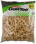 PRIDE GOLF TEE golf tees 500 Count Tees, Natural, Count US