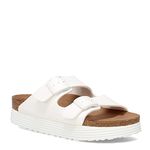 Birkenstock Arizona Platform Vegan White Birko-Flor N 41 N EU