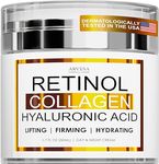 Retinol Cream for Face - Face Moisturizer with Collagen Cream and Hyaluronic Acid - Anti Aging Eye Face Cream Day and Night Facial Cream - Hydrating Wrinkle Cream for Women and Men - Neck & Décolleté