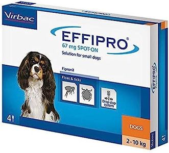 Effipro Spot On for Small Dogs, 2-10kg, 4 Pipettes