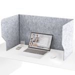 ETLIFE Desk Partition Desk Privacy Panel Desk Divider, Reduce Noise and Visual Distractions, Sound Absorbing Proof for Home Office Classroom Remote Learning Sound Dampening (Width: 31.5")