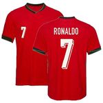 Home Football Jersey Kit Boys 2024/25 (Kid's, Boy's & Men's) (S, Red)