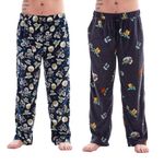 Keanu Pack of 2 Lounge Pants - Official Licensed Designs - Supersoft Fleece Pyjama Trouser Bottoms Night Wear (Mandalorian Pack - XL)