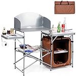 Giantex Folding Grill Table with 26