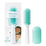 Frida Baby Toddler Hair Brush: Strong Bristle Hair Brush for Thick or Curly Hair, Wet Brush or Dry, Hair Detangler, Hairbrush + Storage Case