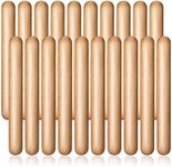 SUNCHSEN 20Pieces 8 Inch Kids Rhythm Sticks Music Lummi Sticks Classical Wood Claves Percussion Instrument Sticks