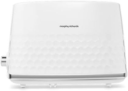 Morphy Richards Hive White 2 Slice Toaster - Gloss Finish - Plastic - 2 Slot - 220034