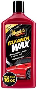 Meguiar's Cleaner Wax - Liquid Car Wax, Cleans, Polishes and Protects Your Vehicle - Easy to Use, Long-Lasting Shine - 16 Oz