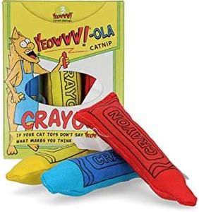 Cat Toys with Pure American Catnip (Crayon)