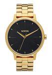 Nixon Women's Quartz Watch Kensington All Gold/Black Sunray A0992042-00 with Metal Strap