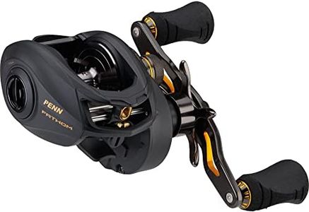 PENN Fathom Low Profile Baitcasting Reel - Saltwater Fishing Reel for Jigging, Jig, Bait and Lure Fishing