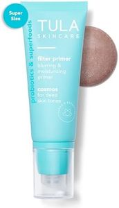 TULA Skin Care Face Filter Blurring and Moisturizing Primer - Supersize Cosmos, Evens the Appearance of Skin Tone & Redness, Hydrates & Improves Makeup Wear, 2.02fl oz
