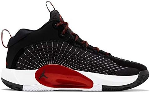 Nike Jordan Jumpman 2021 Men's Basketball Shoes, Black Red White, 10