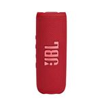 JBL Flip 6 Wireless Portable Bluetooth Speaker Pro Sound, Upto 12 Hours Playtime, IP67 Water & Dustproof, PartyBoost & Personalization by JBP App (Without Mic, Red)
