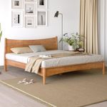 Wakefit Bed | King (78 X 72) Solid Wood Bed Without Storage, 3 Year Warranty | - Somraji - Midas Gold