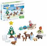 Playmobil 70297 Advent Calendar: 1.2.3 Snowy Christmas, Countdown to Christmas, includes 24 doors to open each day in December, Christmas toy for children ages 4 years+